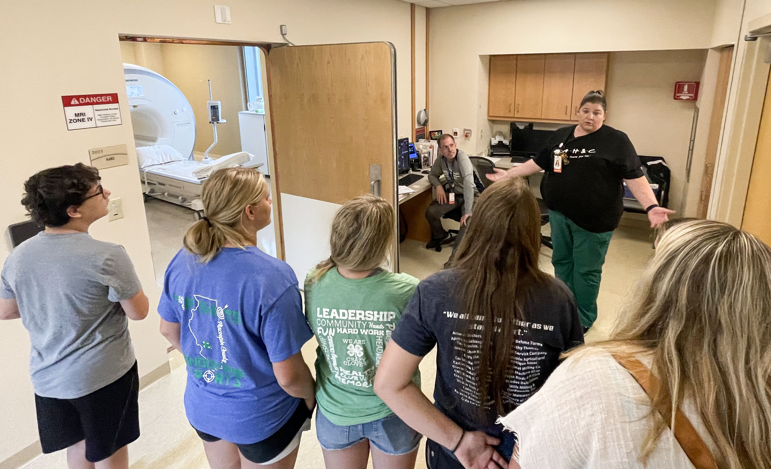 4-H students learn from a nurse for CAH&C Mini Medical Day